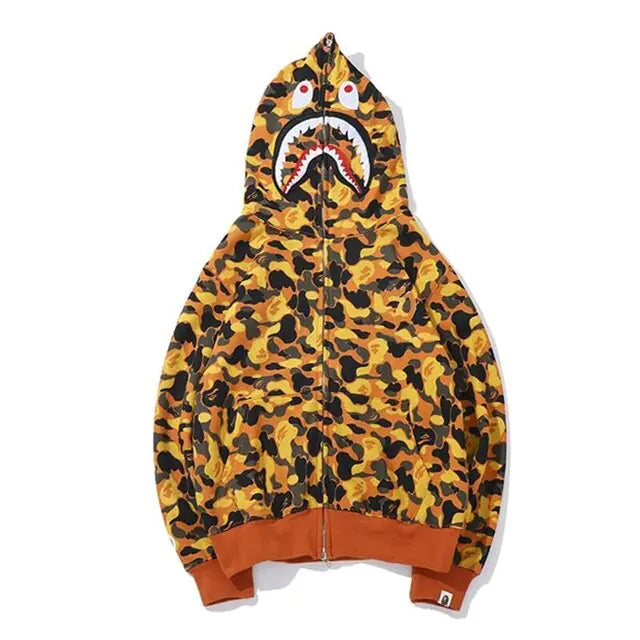 Camo “Bape-Ape” Hoodies.