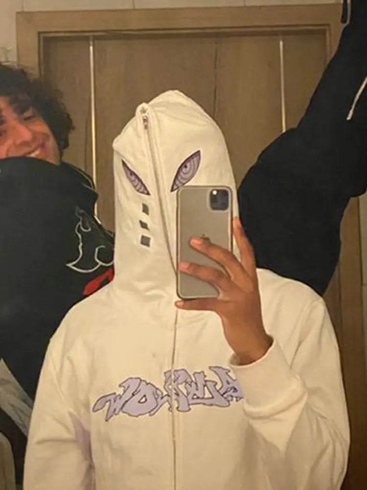 Full Zip Star Print Hoodies Nestify