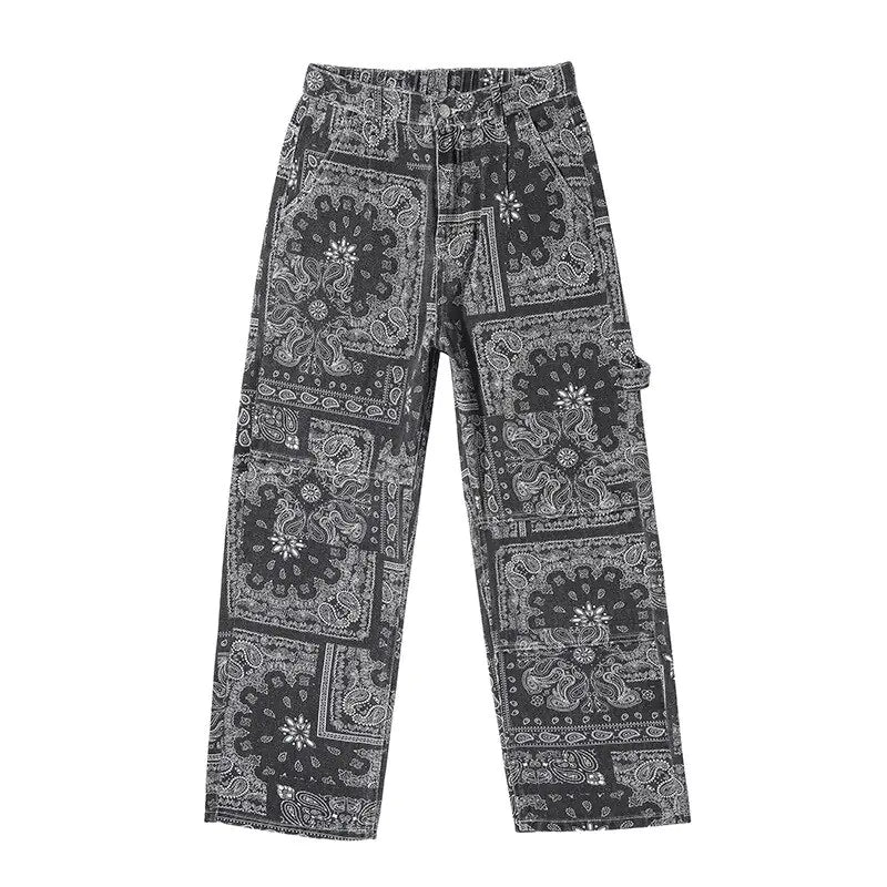 Printed Men's Loose Pants Nestify